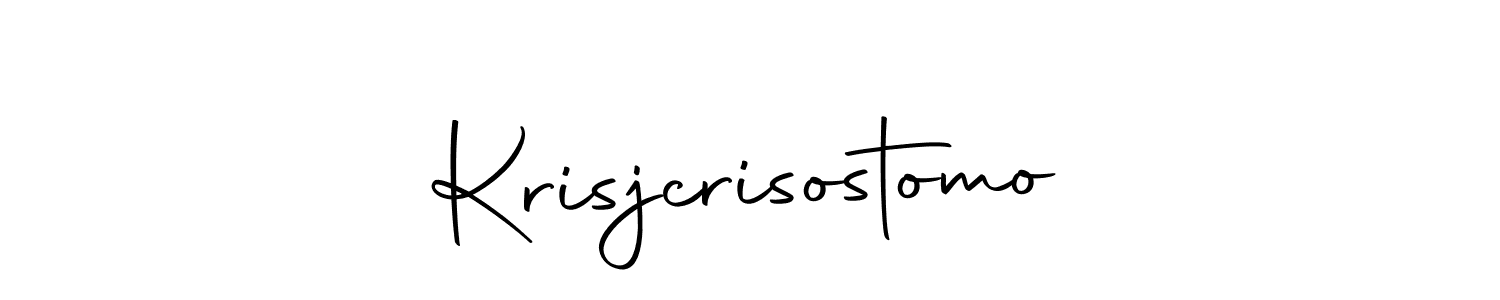 This is the best signature style for the Krisjcrisostomo name. Also you like these signature font (Autography-DOLnW). Mix name signature. Krisjcrisostomo signature style 10 images and pictures png