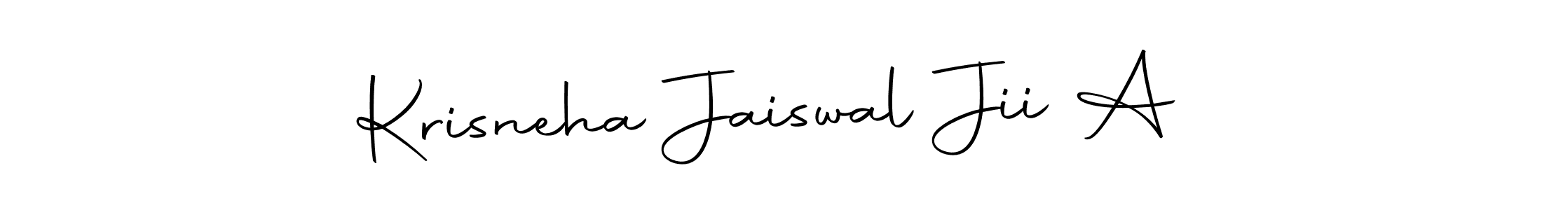 Here are the top 10 professional signature styles for the name Krisneha Jaiswal Jii A. These are the best autograph styles you can use for your name. Krisneha Jaiswal Jii A signature style 10 images and pictures png