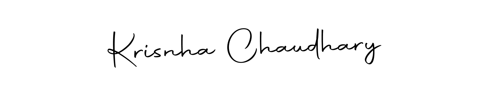 Krisnha Chaudhary stylish signature style. Best Handwritten Sign (Autography-DOLnW) for my name. Handwritten Signature Collection Ideas for my name Krisnha Chaudhary. Krisnha Chaudhary signature style 10 images and pictures png