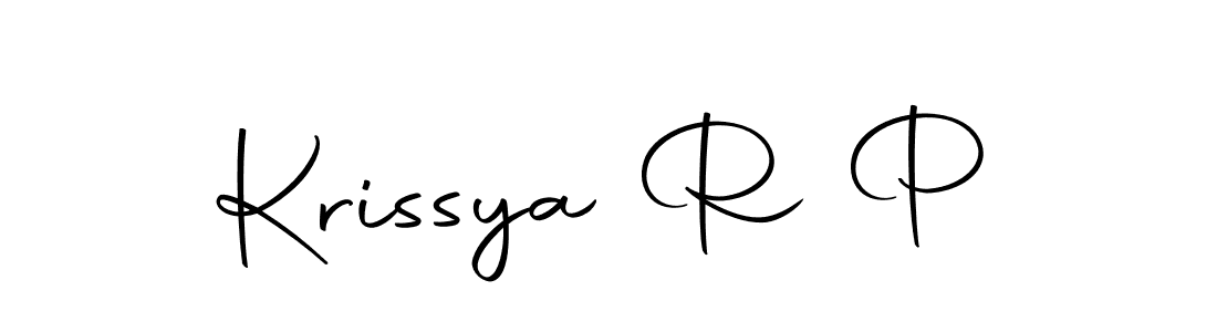 Here are the top 10 professional signature styles for the name Krissya R P. These are the best autograph styles you can use for your name. Krissya R P signature style 10 images and pictures png