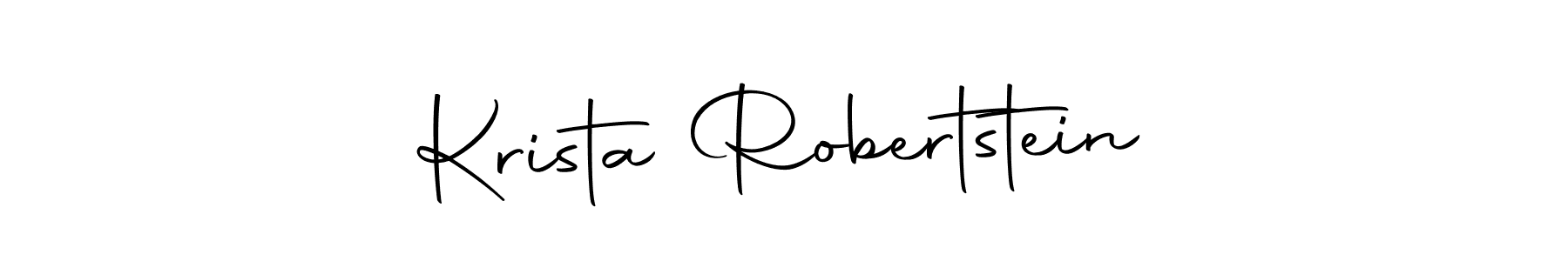 Autography-DOLnW is a professional signature style that is perfect for those who want to add a touch of class to their signature. It is also a great choice for those who want to make their signature more unique. Get Krista Robertstein name to fancy signature for free. Krista Robertstein signature style 10 images and pictures png