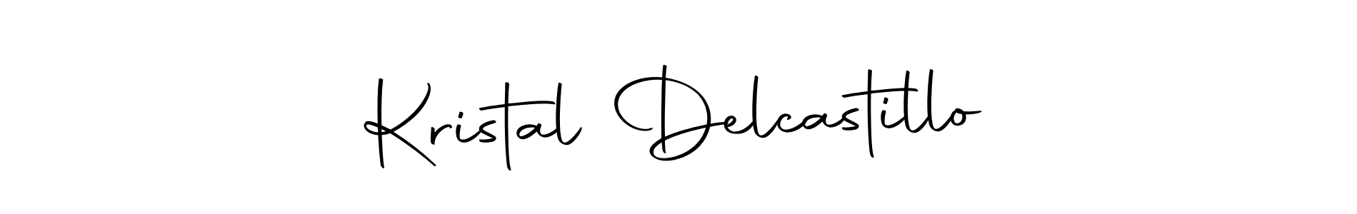 Design your own signature with our free online signature maker. With this signature software, you can create a handwritten (Autography-DOLnW) signature for name Kristal Delcastillo. Kristal Delcastillo signature style 10 images and pictures png