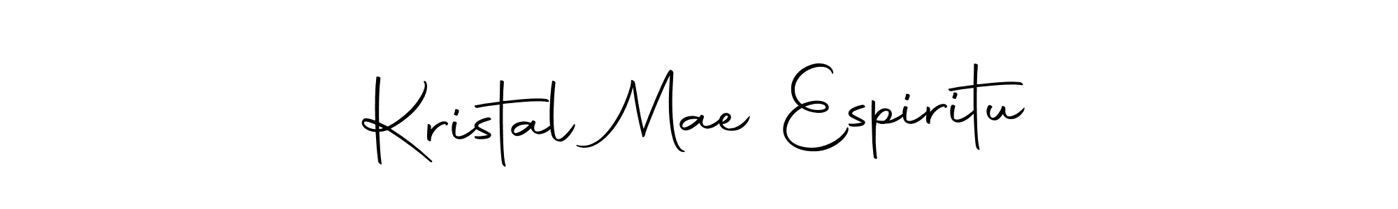 Use a signature maker to create a handwritten signature online. With this signature software, you can design (Autography-DOLnW) your own signature for name Kristal Mae Espiritu. Kristal Mae Espiritu signature style 10 images and pictures png