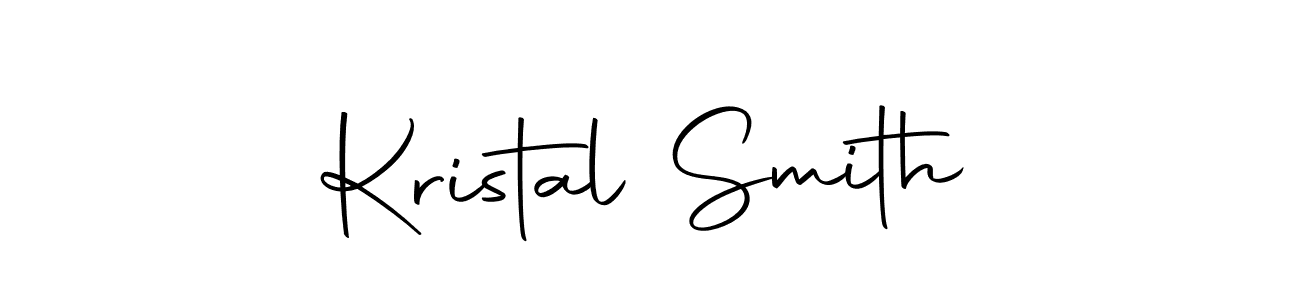 Make a beautiful signature design for name Kristal Smith. Use this online signature maker to create a handwritten signature for free. Kristal Smith signature style 10 images and pictures png