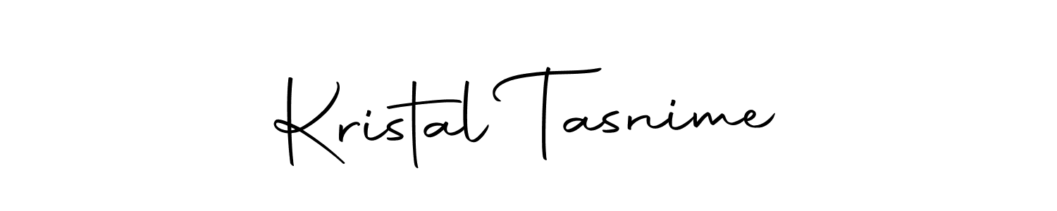 You can use this online signature creator to create a handwritten signature for the name Kristal Tasnime. This is the best online autograph maker. Kristal Tasnime signature style 10 images and pictures png