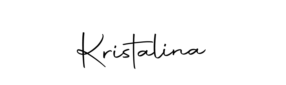You should practise on your own different ways (Autography-DOLnW) to write your name (Kristalina) in signature. don't let someone else do it for you. Kristalina signature style 10 images and pictures png