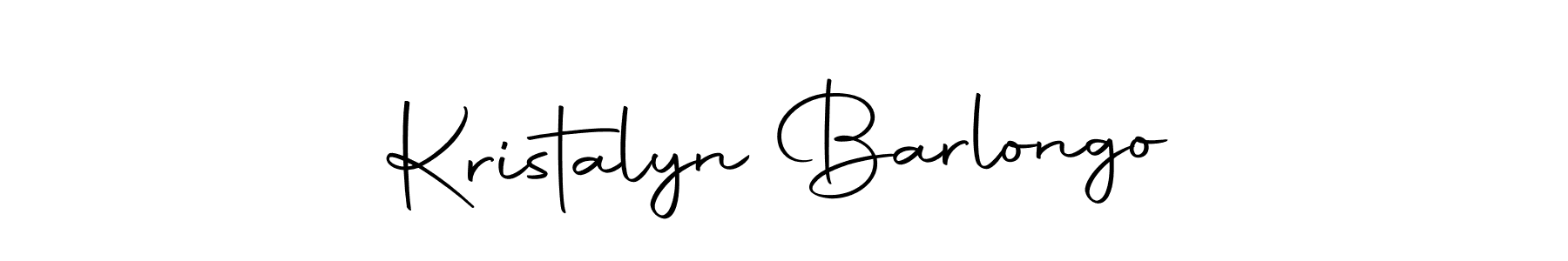 How to make Kristalyn Barlongo signature? Autography-DOLnW is a professional autograph style. Create handwritten signature for Kristalyn Barlongo name. Kristalyn Barlongo signature style 10 images and pictures png