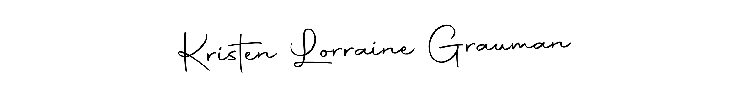 Autography-DOLnW is a professional signature style that is perfect for those who want to add a touch of class to their signature. It is also a great choice for those who want to make their signature more unique. Get Kristen Lorraine Grauman name to fancy signature for free. Kristen Lorraine Grauman signature style 10 images and pictures png