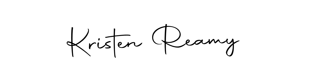 Also we have Kristen Reamy name is the best signature style. Create professional handwritten signature collection using Autography-DOLnW autograph style. Kristen Reamy signature style 10 images and pictures png