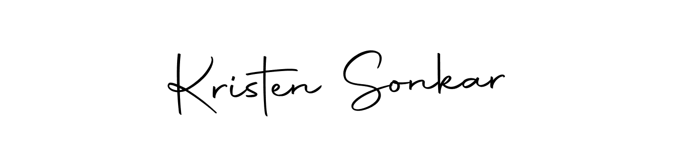 Similarly Autography-DOLnW is the best handwritten signature design. Signature creator online .You can use it as an online autograph creator for name Kristen Sonkar. Kristen Sonkar signature style 10 images and pictures png