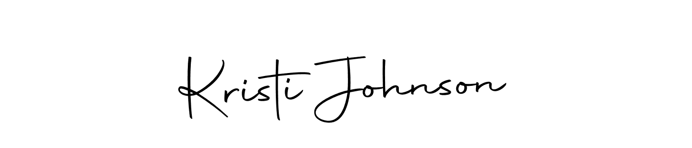 Use a signature maker to create a handwritten signature online. With this signature software, you can design (Autography-DOLnW) your own signature for name Kristi Johnson. Kristi Johnson signature style 10 images and pictures png