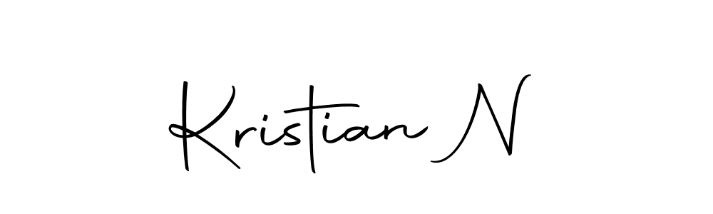 It looks lik you need a new signature style for name Kristian N. Design unique handwritten (Autography-DOLnW) signature with our free signature maker in just a few clicks. Kristian N signature style 10 images and pictures png