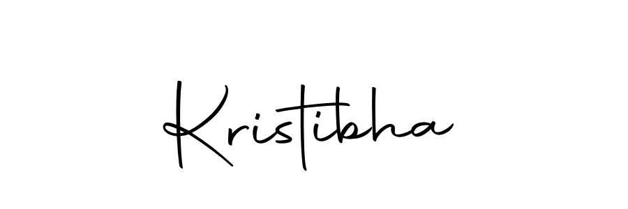 How to make Kristibha signature? Autography-DOLnW is a professional autograph style. Create handwritten signature for Kristibha name. Kristibha signature style 10 images and pictures png