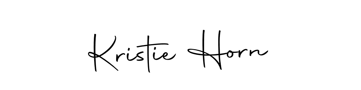 Make a beautiful signature design for name Kristie Horn. Use this online signature maker to create a handwritten signature for free. Kristie Horn signature style 10 images and pictures png