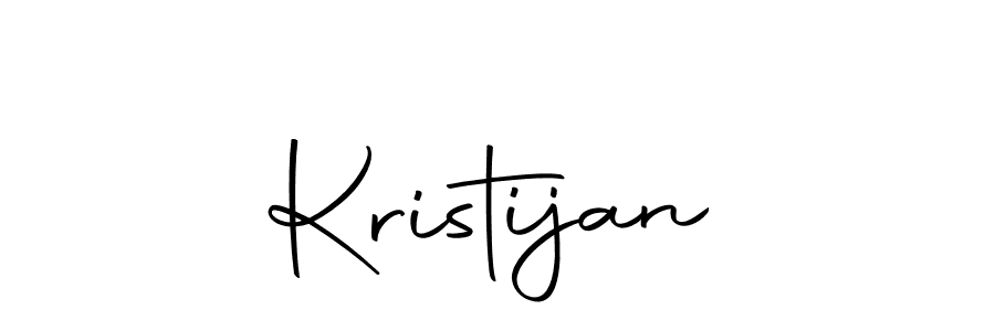 Design your own signature with our free online signature maker. With this signature software, you can create a handwritten (Autography-DOLnW) signature for name Kristijan. Kristijan signature style 10 images and pictures png