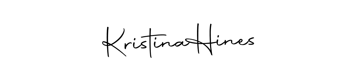 Also we have Kristina  Hines name is the best signature style. Create professional handwritten signature collection using Autography-DOLnW autograph style. Kristina  Hines signature style 10 images and pictures png