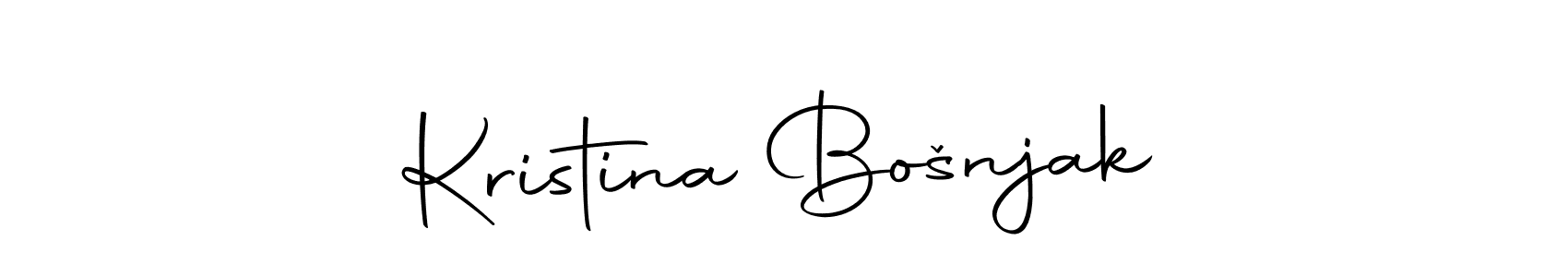 Create a beautiful signature design for name Kristina Bošnjak. With this signature (Autography-DOLnW) fonts, you can make a handwritten signature for free. Kristina Bošnjak signature style 10 images and pictures png
