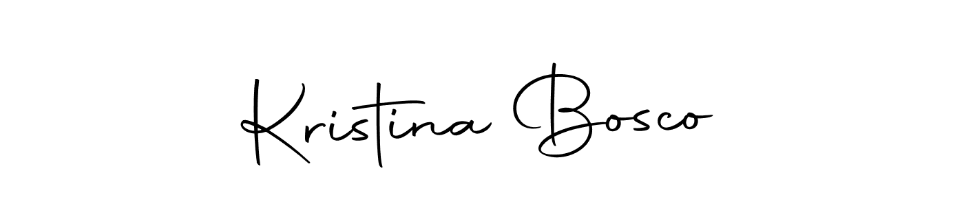 How to make Kristina Bosco signature? Autography-DOLnW is a professional autograph style. Create handwritten signature for Kristina Bosco name. Kristina Bosco signature style 10 images and pictures png