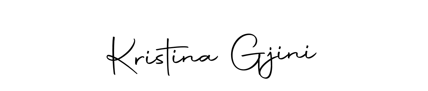 Once you've used our free online signature maker to create your best signature Autography-DOLnW style, it's time to enjoy all of the benefits that Kristina Gjini name signing documents. Kristina Gjini signature style 10 images and pictures png