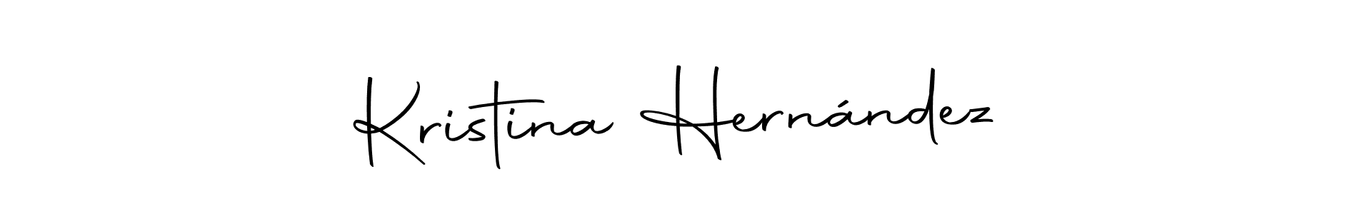 Make a beautiful signature design for name Kristina Hernández. With this signature (Autography-DOLnW) style, you can create a handwritten signature for free. Kristina Hernández signature style 10 images and pictures png