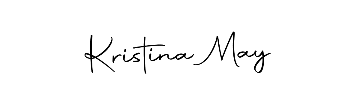 Make a beautiful signature design for name Kristina May. With this signature (Autography-DOLnW) style, you can create a handwritten signature for free. Kristina May signature style 10 images and pictures png