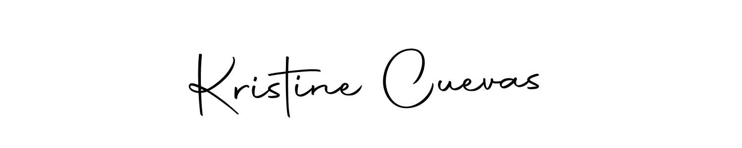 How to make Kristine Cuevas signature? Autography-DOLnW is a professional autograph style. Create handwritten signature for Kristine Cuevas name. Kristine Cuevas signature style 10 images and pictures png