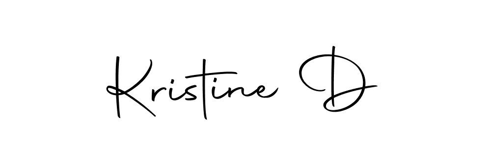 Here are the top 10 professional signature styles for the name Kristine D. These are the best autograph styles you can use for your name. Kristine D signature style 10 images and pictures png
