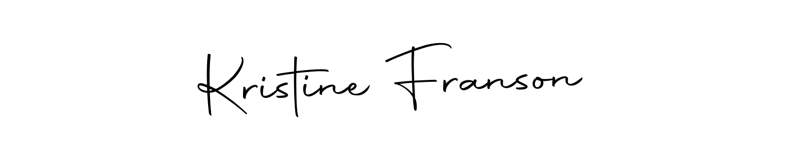 Also we have Kristine Franson name is the best signature style. Create professional handwritten signature collection using Autography-DOLnW autograph style. Kristine Franson signature style 10 images and pictures png