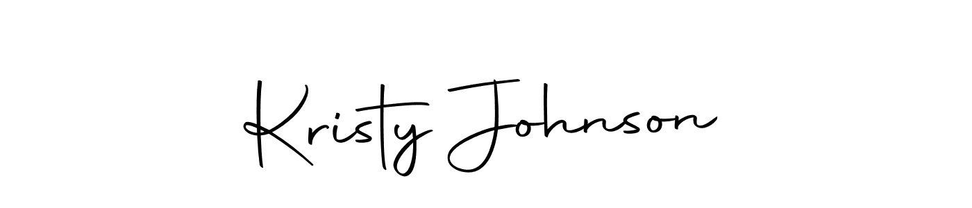 Design your own signature with our free online signature maker. With this signature software, you can create a handwritten (Autography-DOLnW) signature for name Kristy Johnson. Kristy Johnson signature style 10 images and pictures png