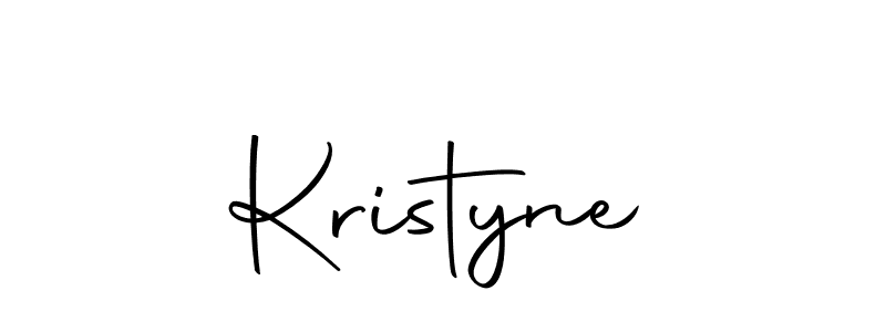 Create a beautiful signature design for name Kristyne. With this signature (Autography-DOLnW) fonts, you can make a handwritten signature for free. Kristyne signature style 10 images and pictures png