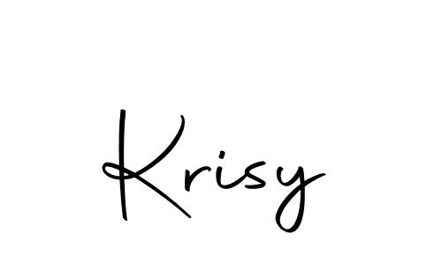 Make a beautiful signature design for name Krisy. With this signature (Autography-DOLnW) style, you can create a handwritten signature for free. Krisy signature style 10 images and pictures png