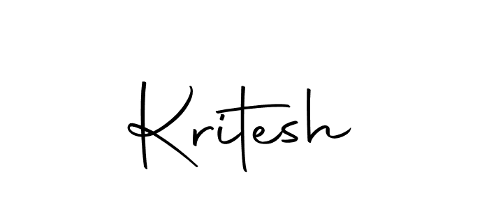 Make a beautiful signature design for name Kritesh. With this signature (Autography-DOLnW) style, you can create a handwritten signature for free. Kritesh signature style 10 images and pictures png