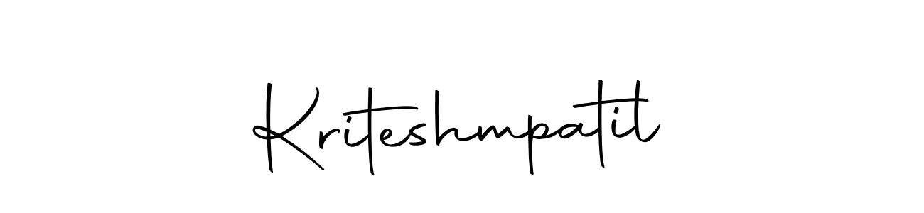 Make a beautiful signature design for name Kriteshmpatil. Use this online signature maker to create a handwritten signature for free. Kriteshmpatil signature style 10 images and pictures png