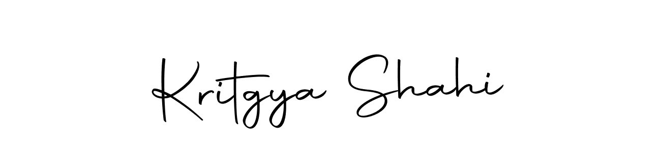 You should practise on your own different ways (Autography-DOLnW) to write your name (Kritgya Shahi) in signature. don't let someone else do it for you. Kritgya Shahi signature style 10 images and pictures png
