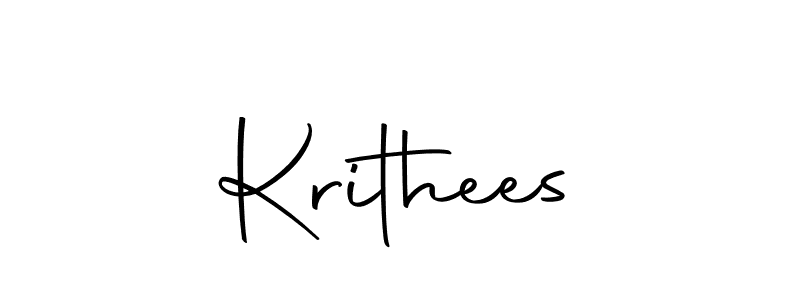Krithees stylish signature style. Best Handwritten Sign (Autography-DOLnW) for my name. Handwritten Signature Collection Ideas for my name Krithees. Krithees signature style 10 images and pictures png