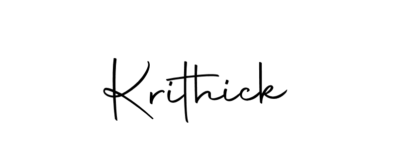 How to make Krithick name signature. Use Autography-DOLnW style for creating short signs online. This is the latest handwritten sign. Krithick signature style 10 images and pictures png