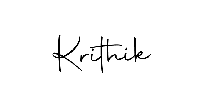 Make a beautiful signature design for name Krithik. Use this online signature maker to create a handwritten signature for free. Krithik signature style 10 images and pictures png