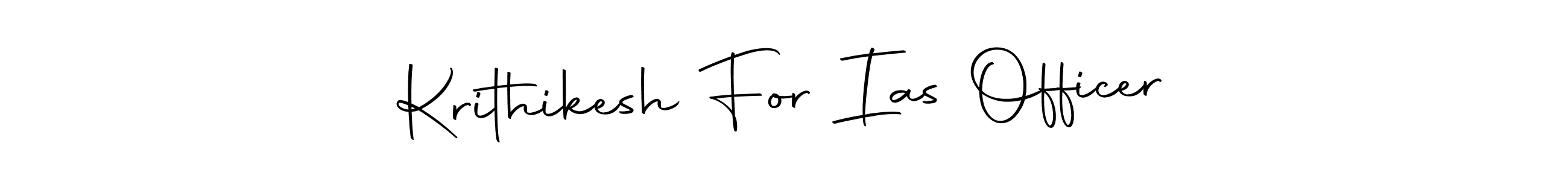 How to make Krithikesh For Ias Officer signature? Autography-DOLnW is a professional autograph style. Create handwritten signature for Krithikesh For Ias Officer name. Krithikesh For Ias Officer signature style 10 images and pictures png