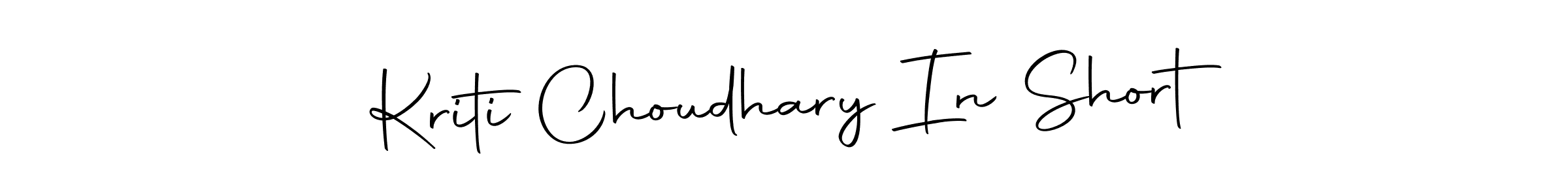 Here are the top 10 professional signature styles for the name Kriti Choudhary In Short. These are the best autograph styles you can use for your name. Kriti Choudhary In Short signature style 10 images and pictures png