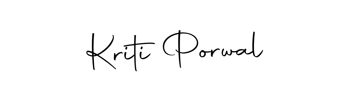 It looks lik you need a new signature style for name Kriti Porwal. Design unique handwritten (Autography-DOLnW) signature with our free signature maker in just a few clicks. Kriti Porwal signature style 10 images and pictures png