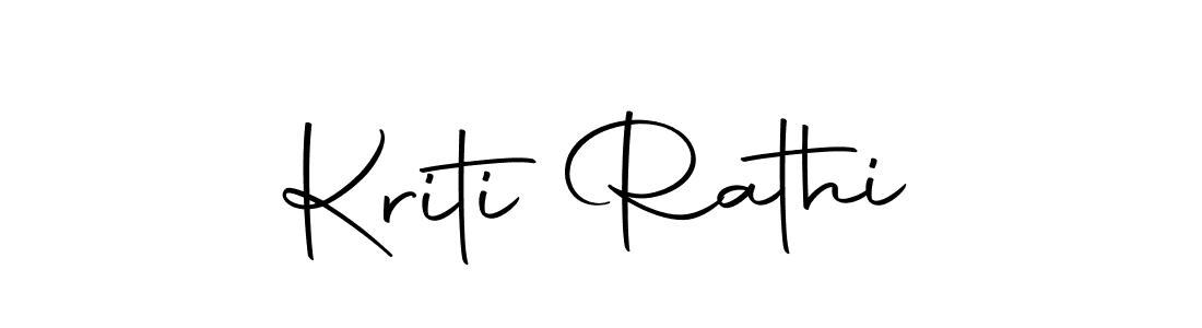 Also we have Kriti Rathi name is the best signature style. Create professional handwritten signature collection using Autography-DOLnW autograph style. Kriti Rathi signature style 10 images and pictures png