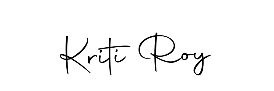 Create a beautiful signature design for name Kriti Roy. With this signature (Autography-DOLnW) fonts, you can make a handwritten signature for free. Kriti Roy signature style 10 images and pictures png