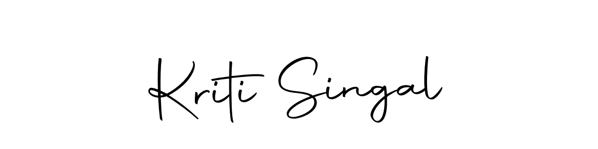 Once you've used our free online signature maker to create your best signature Autography-DOLnW style, it's time to enjoy all of the benefits that Kriti Singal name signing documents. Kriti Singal signature style 10 images and pictures png