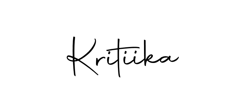 Design your own signature with our free online signature maker. With this signature software, you can create a handwritten (Autography-DOLnW) signature for name Kritiika. Kritiika signature style 10 images and pictures png