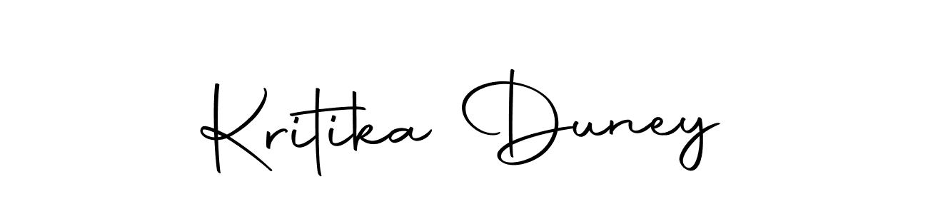 Similarly Autography-DOLnW is the best handwritten signature design. Signature creator online .You can use it as an online autograph creator for name Kritika Duney. Kritika Duney signature style 10 images and pictures png