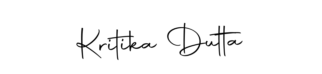 Make a beautiful signature design for name Kritika Dutta. With this signature (Autography-DOLnW) style, you can create a handwritten signature for free. Kritika Dutta signature style 10 images and pictures png