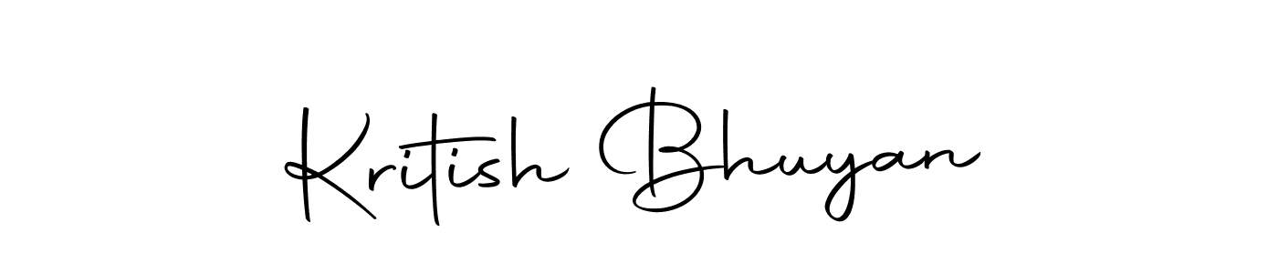 Make a short Kritish Bhuyan signature style. Manage your documents anywhere anytime using Autography-DOLnW. Create and add eSignatures, submit forms, share and send files easily. Kritish Bhuyan signature style 10 images and pictures png