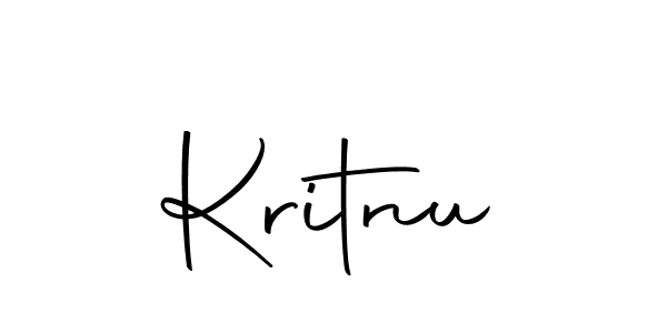 Autography-DOLnW is a professional signature style that is perfect for those who want to add a touch of class to their signature. It is also a great choice for those who want to make their signature more unique. Get Kritnu name to fancy signature for free. Kritnu signature style 10 images and pictures png