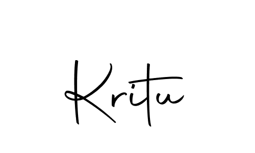 Make a beautiful signature design for name Kritu. With this signature (Autography-DOLnW) style, you can create a handwritten signature for free. Kritu signature style 10 images and pictures png