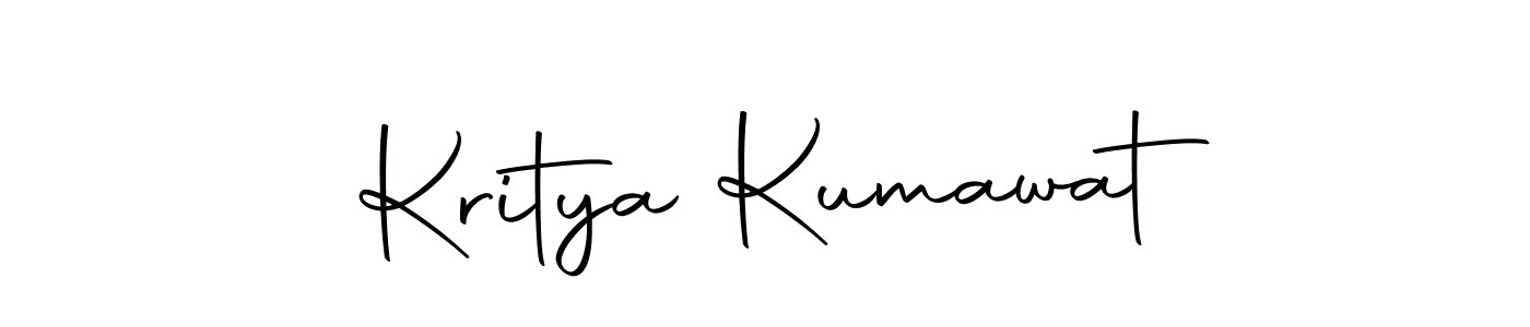 Make a short Kritya Kumawat signature style. Manage your documents anywhere anytime using Autography-DOLnW. Create and add eSignatures, submit forms, share and send files easily. Kritya Kumawat signature style 10 images and pictures png